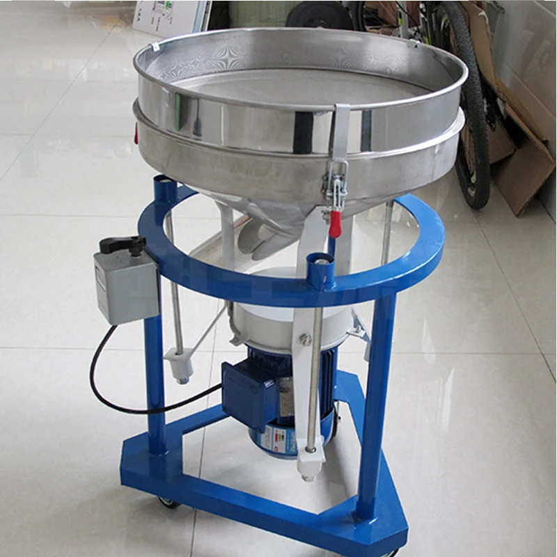 

380 В вибрационный штринговый станок из нержавеющей стали, большой электрический порошок китайской медицины, древесный порошок, вращающийся экран для еды