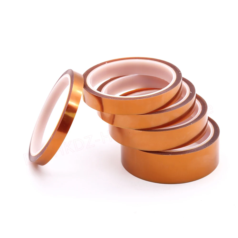 KAPTON TAPE Brown High Temperature Tape 280 Degree Circuit Board Insulation Tape For Solder Protection 1/2/3/5 Roll