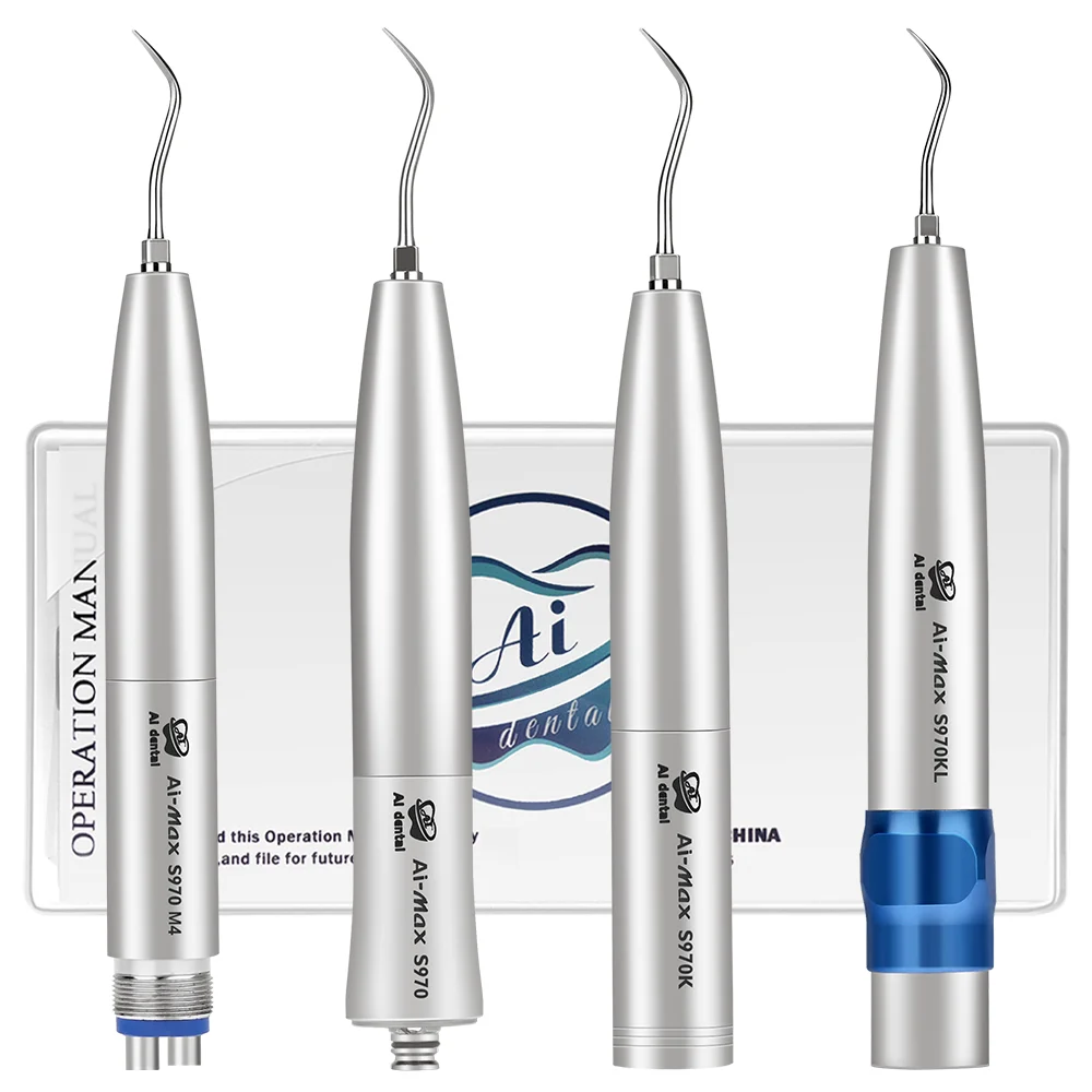 Oral Tool Whitening Dental Ultrasonic Cleaning Air Scaler Handpiece Series Inner Water Spray With 3 Scaling Tips