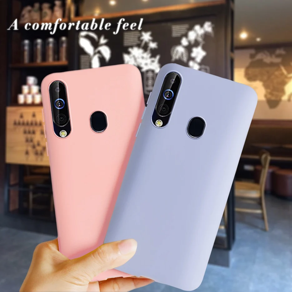 Back Cover For Samsung Galaxy A60 Soft Slim Candy Color Phone Case For Samsung A60 A 60 2019 A606 A606F Full Protection Case Coque Bumper 6.3 \'\'