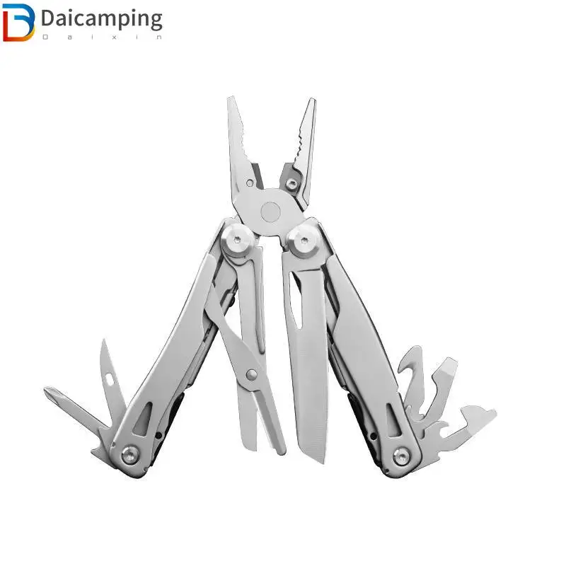 

Daicamping DL18 Outdoors Multifunctional Multi Tool EDC Multitools Folding 440 Swiss Army Knife Multitools Camping Gear Plier