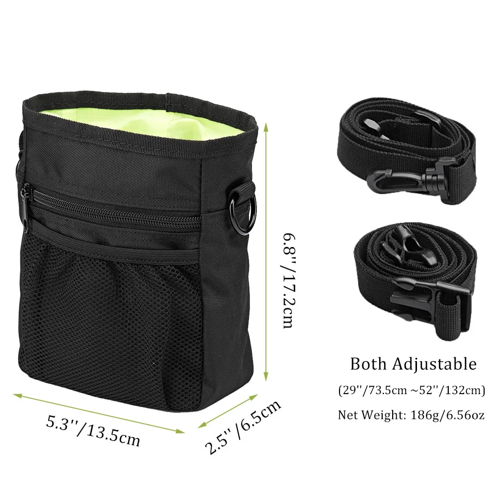 Pet Dog Training Treat Snack Bait Portable Pet Feed Pocket Pouch Waist Back Outdoor Pouch Food Bag Dogs Snack Bag Pack