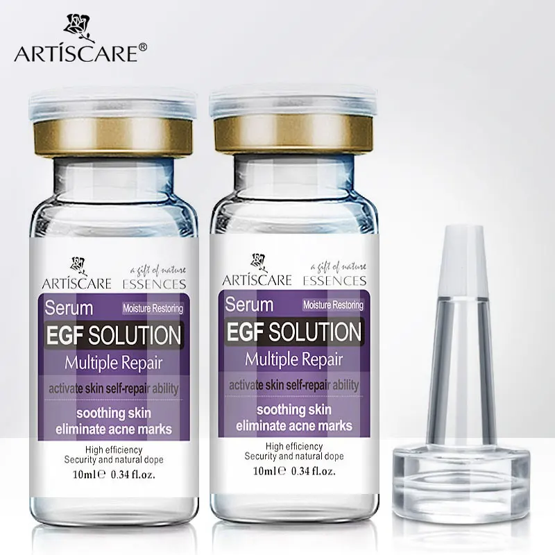 ARTISCARE EGF إصلاح المصل 2 قطعة علاج حب الشباب وإزالة الرؤوس السوداء العناية بالبشرة مكافحة الشيخوخة المضادة للتجاعيد تبييض للوجه جوهر