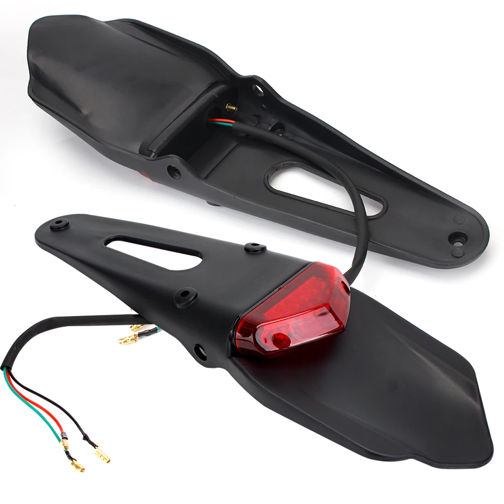 Motocicleta LED Tail Light, freio traseiro Fender, Stop Taillight, acessórios da motocicleta, 12V