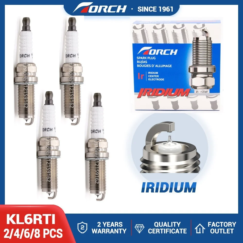 Iridium Candles China spark plug TORCH KL6RTI for JAC J3 (Turin)/ Tagaz C10 1.3 4G13S1 J3 (Turin)/ Tagaz C10 1.3 HFC4GB1.3C