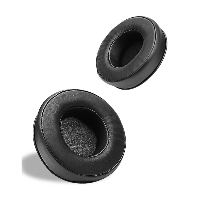 Almohadillas para los oídos de tipo General duraderas de 60-95MM, almohadillas de cuero proteico suave, cubierta de esponja de memoria, orejeras para auriculares, funda Flexible para auriculares