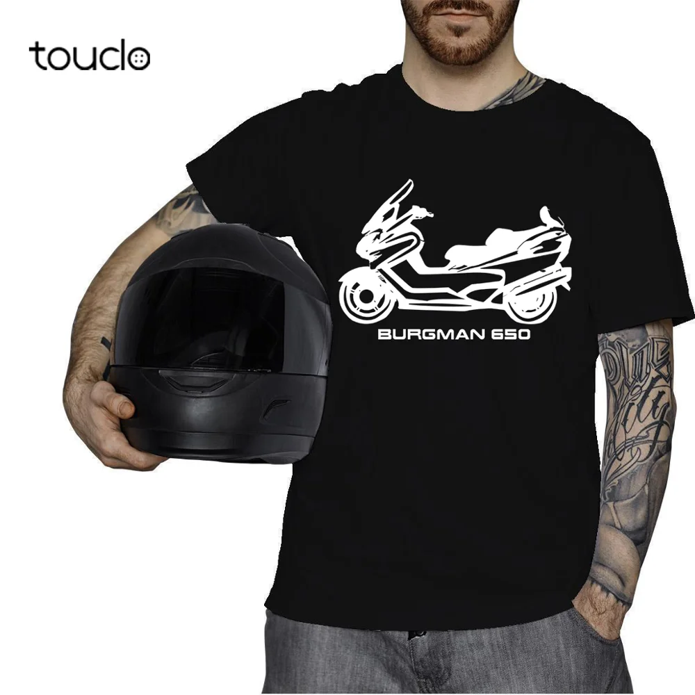 

Футболка с принтом Burgman 650 силуэт Мотоцикл Байкер подарок