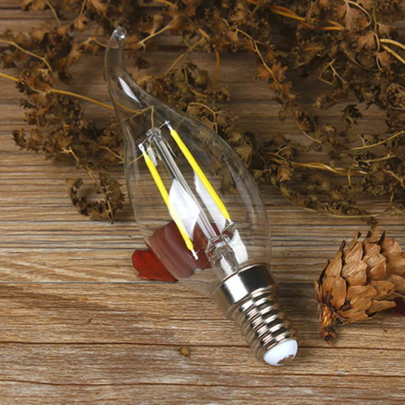 E14 LED Candle Bulb E14 C35 Filament Light E27 LED Lamp Replace 2w 4w 6w Incandescent LED Bulb E27 220V G45 bombilla