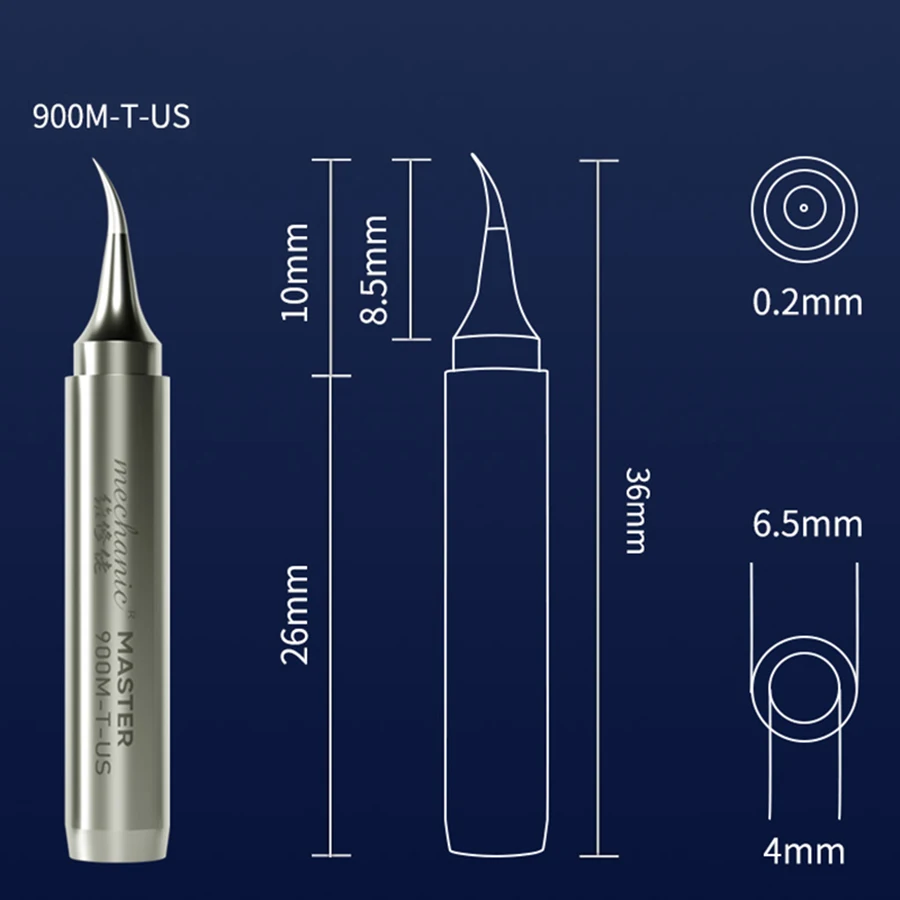 Mechanic Soldeerbout Tips 900M Soldeer Tip Tool Vervanging Voor 936 Rework Station Solderen Bit Set Lassen Tips Reparatie tool