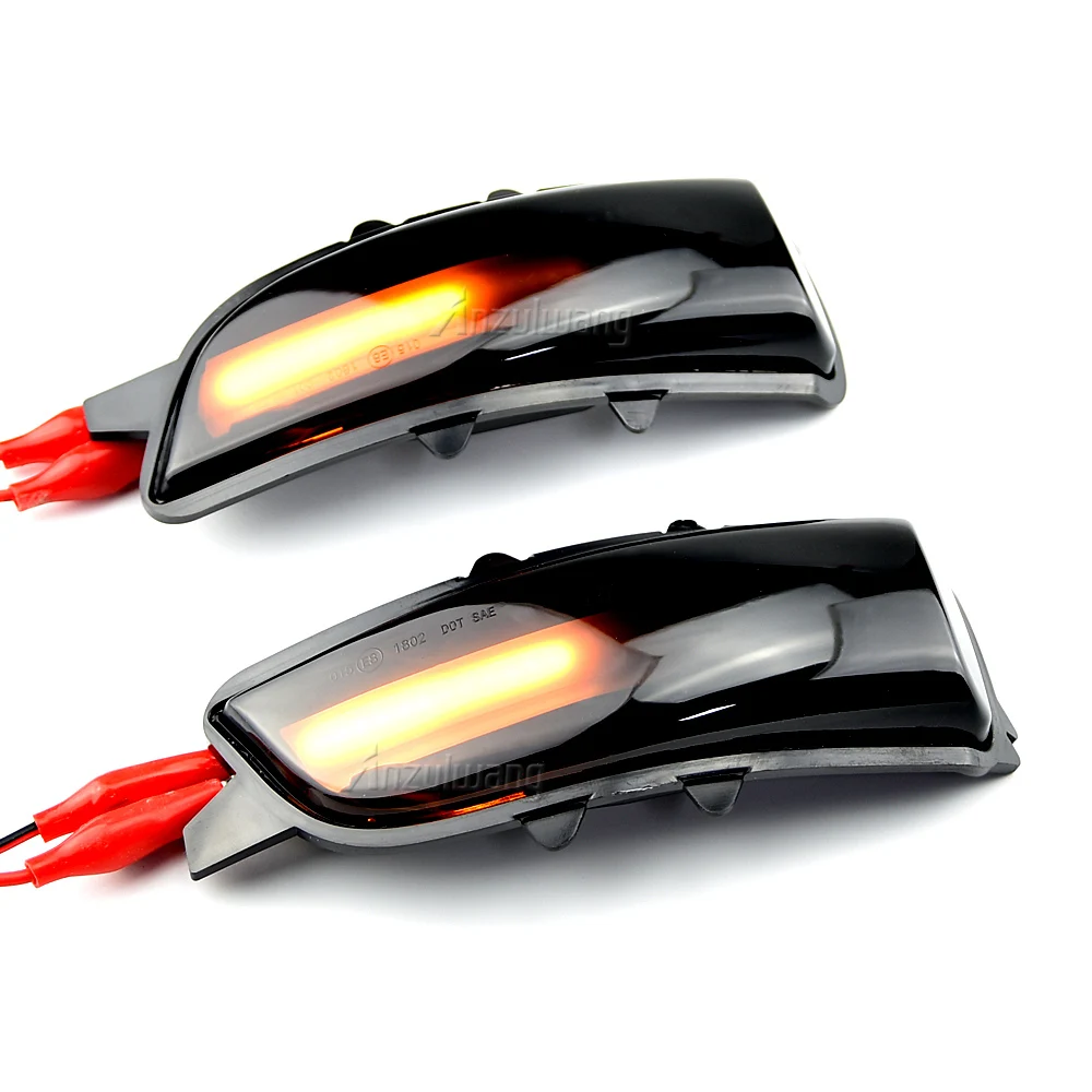 For Volvo S80 2007-2013 LED Dynamic Turn Signal Light Side Mirror Sequential Lamp Blinker Indicator