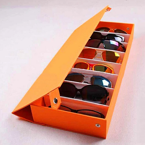 HOT SALES 8 Grid Sunglass Glasses Storage Case Eyeglasses Display Glasswear Box Tidy Tool Wholesale Dropshipping New Arrival