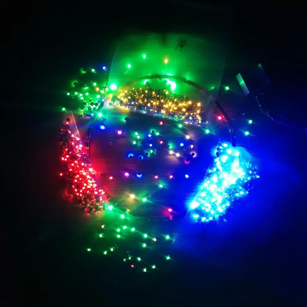 100pcs/lot Red Yellow Blue Green White  Mix Colors Leds for Wireless Power Supply Wireless Charging Module