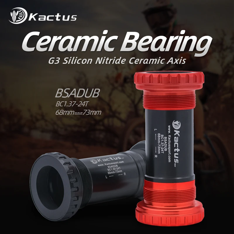 Bantalan Dukungan BSA-DUB Braket Bawah Keramik untuk SRAM DUB Cranksets Suku Cadang untuk Sepeda Ringan Cangkang Lebar 68-73Mm