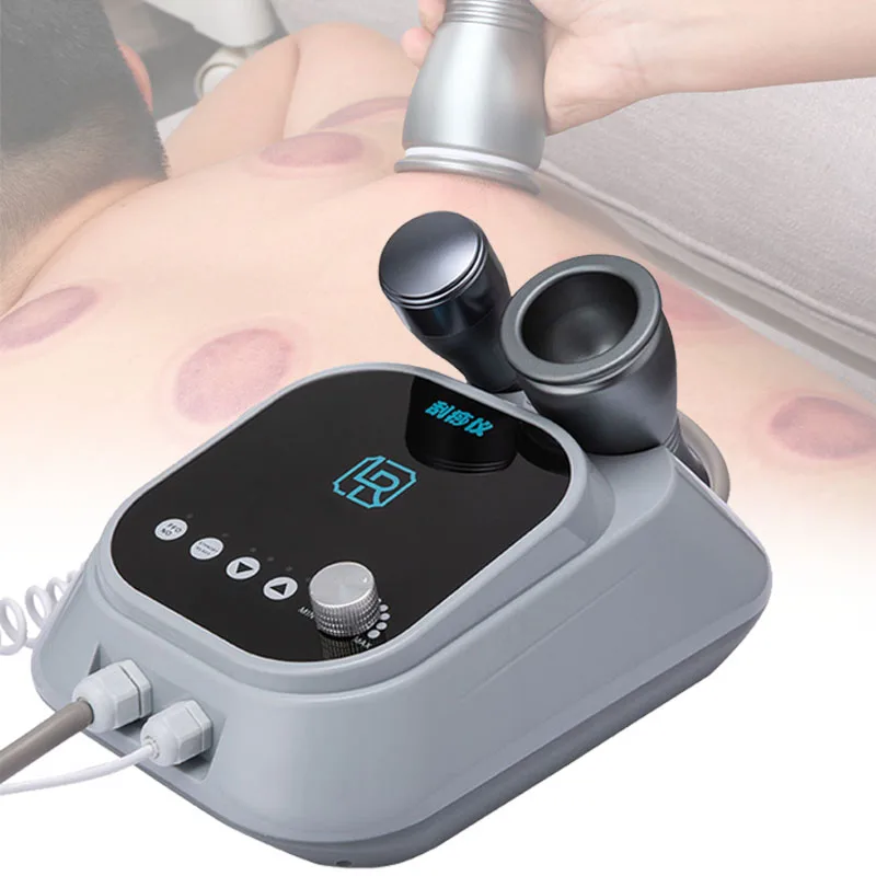 Electric Scraping Machine Gua Sha Ventosas Anti Cellulite Fat Burner Cupping Slim Massager Vibrating Meridian Dredge Instrument