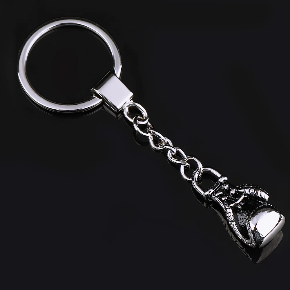 1PC Exquisite Boxing Glove Key Chain Creative Keychain Mini Boxing Gloves Key Ring Metal Keyfob Cute Unisex key Jewelry Gift