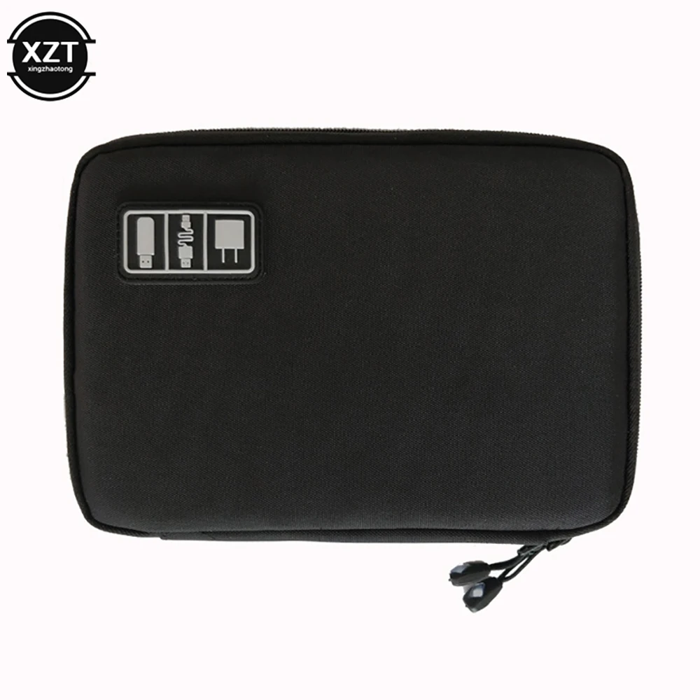 منظم الكابلات المحمولة نظام عدة حالة USB كابل بيانات سماعة سلك القلم قوة البنك تخزين أكياس الأجهزة الرقمية أداة السفر