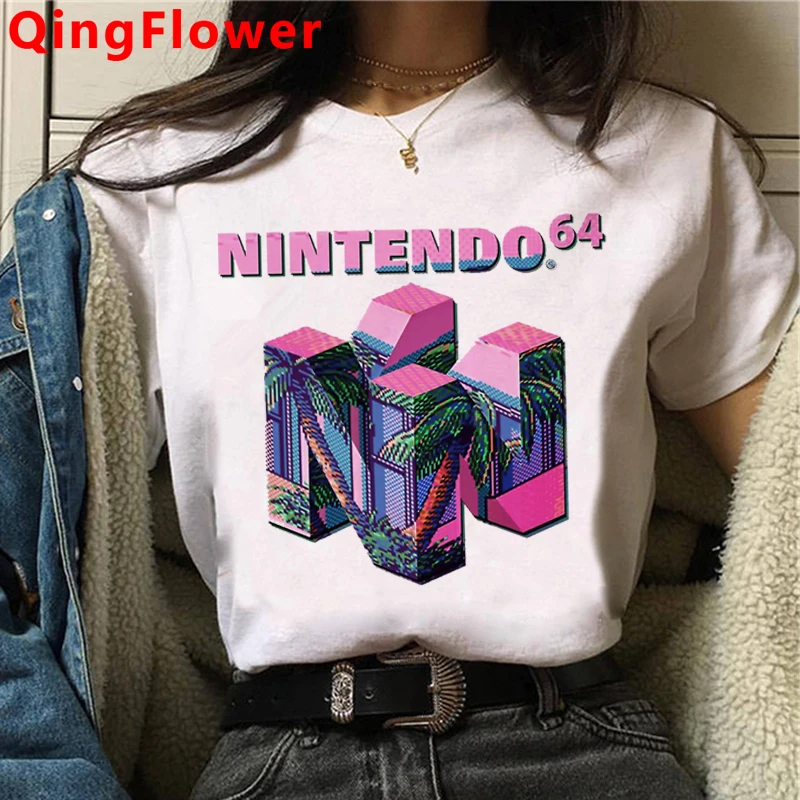 Vaporwave Harajuku Ullzang 90s T Shirt Women Y2K Aesthetic Hip Hop T-shirt Graphic Fashion Summer Tshirt Grunge Top Tees Female