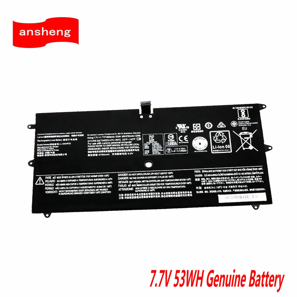 7.7V 53WH L15M4P20 Laptop Battery For Lenovo Yoga 4S YOGA 900S 900S-12ISK 80ML001WGE 80ML001QIV 80ML