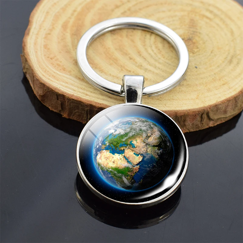 Chaveiro com mapa da terra, globo mundial, amémas, europa, áfrica, ásia, mapa, bola de vidro, chaveiro, presentes de natal