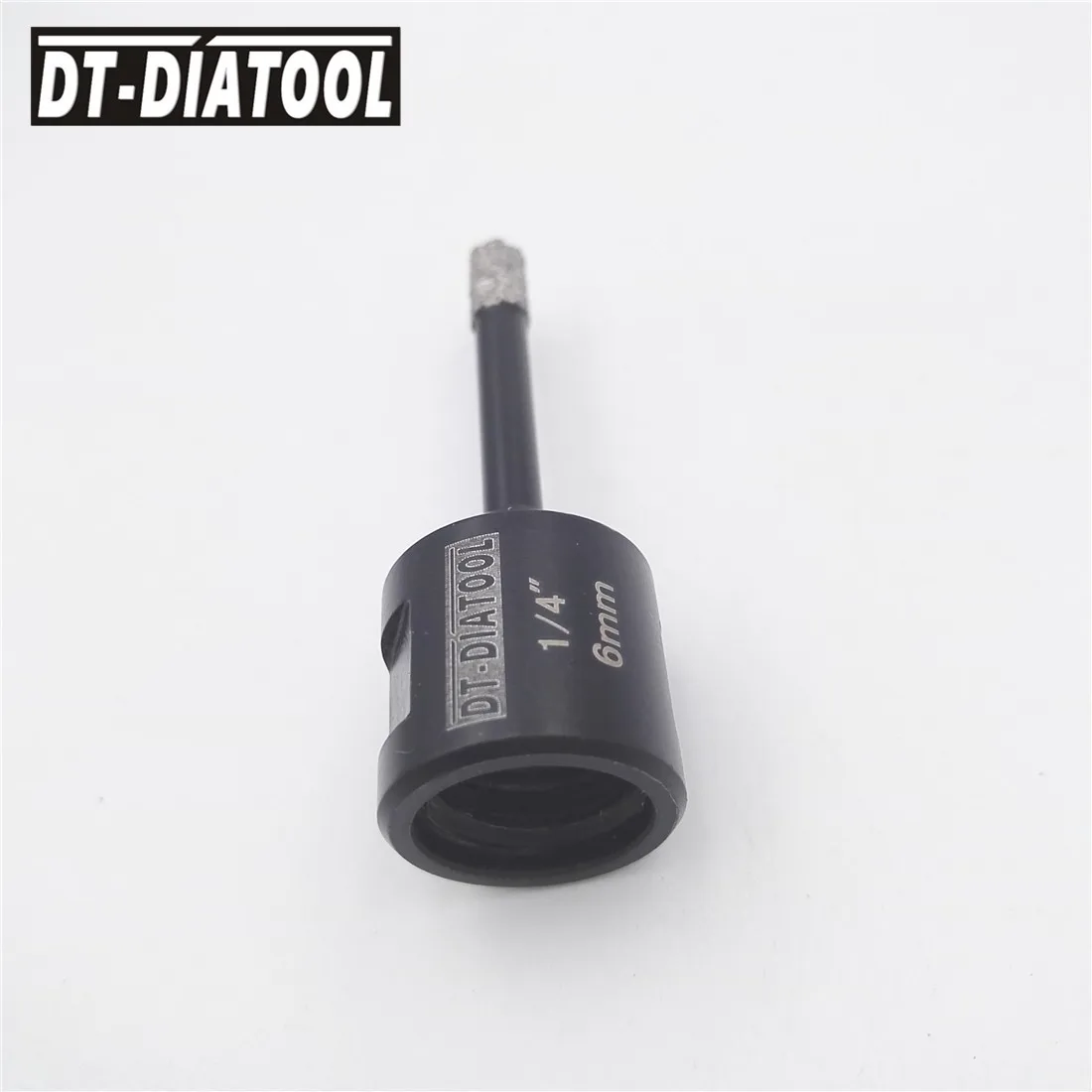 DT-DIATOOL 2PcsเพชรเจาะรูCore Bitsพร้อมM14เจาะเกลียวสำหรับกระเบื้องเซรามิคหินอ่อน