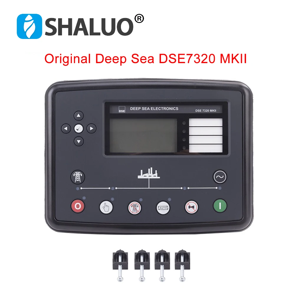 Original Deep Sea DSE7320 MKII Diesel Generator Controller Panel LCD Display Auto Start Remote Cntrol Module Board Genset Parts