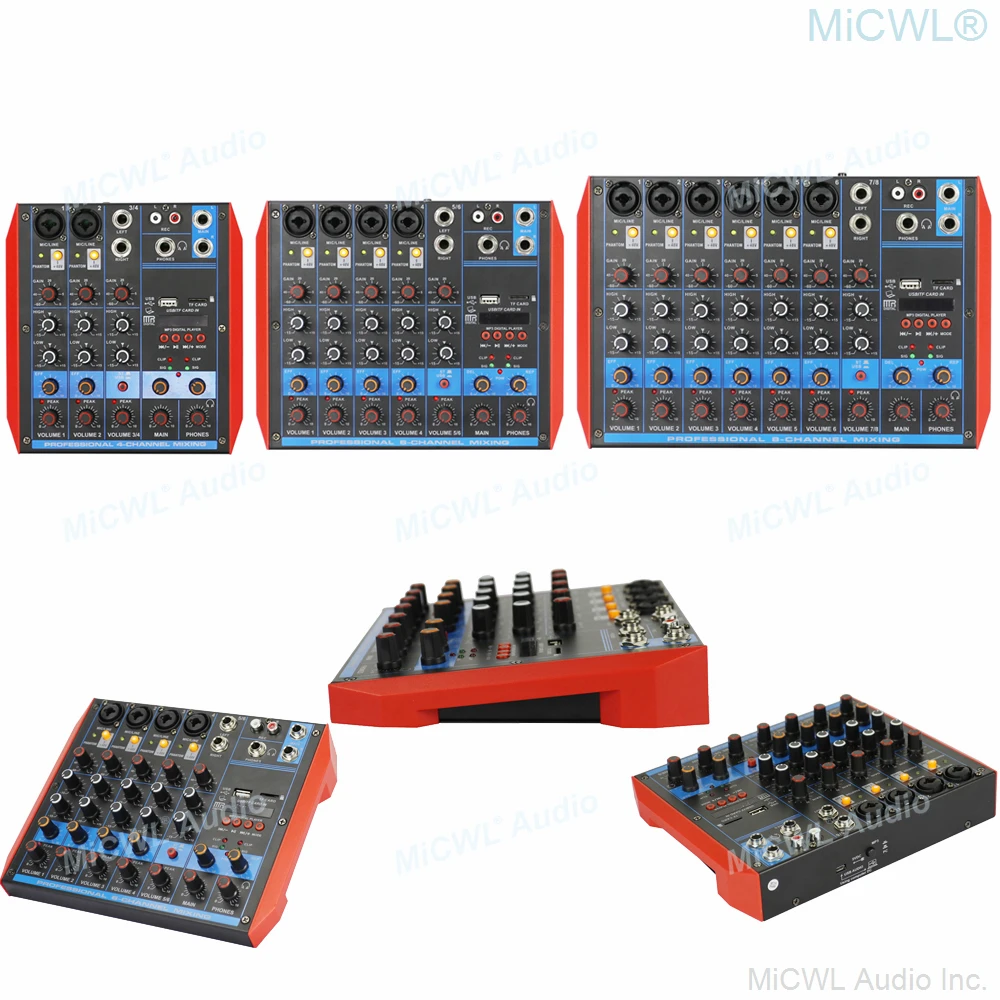 

New Generation MG4 MG6 MG8 Mixer Mixing Console USB SD For Computer Laptop Live Recording Bluetooth