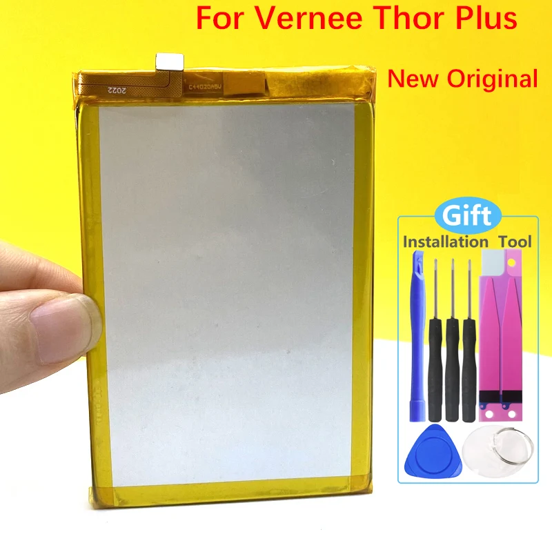 

In stock 6200mAh Battery For Vernee Thor Plus Mobile Phone In Stock High Quality Battery+Tracking Number