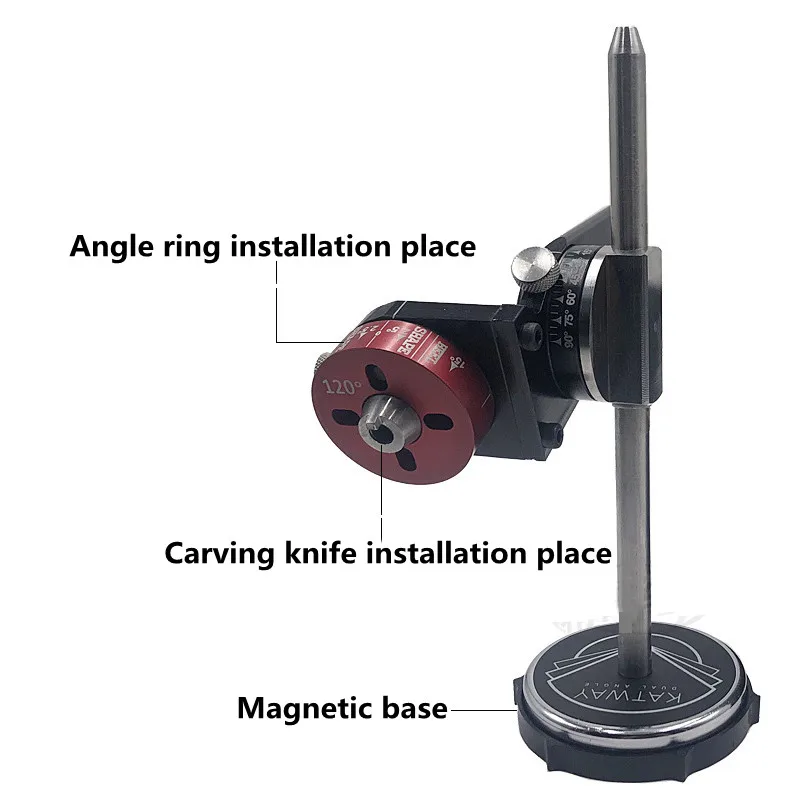 Sharpener angler for Engraving machine