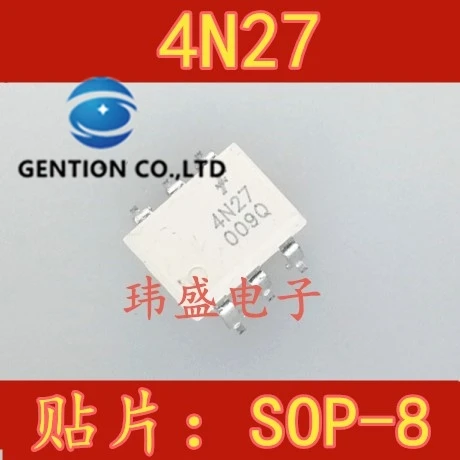 20PCS 4N27 4N27M 4N27SR2M SOP-6 라이트 커플 링 재고 있음 100% 신정품