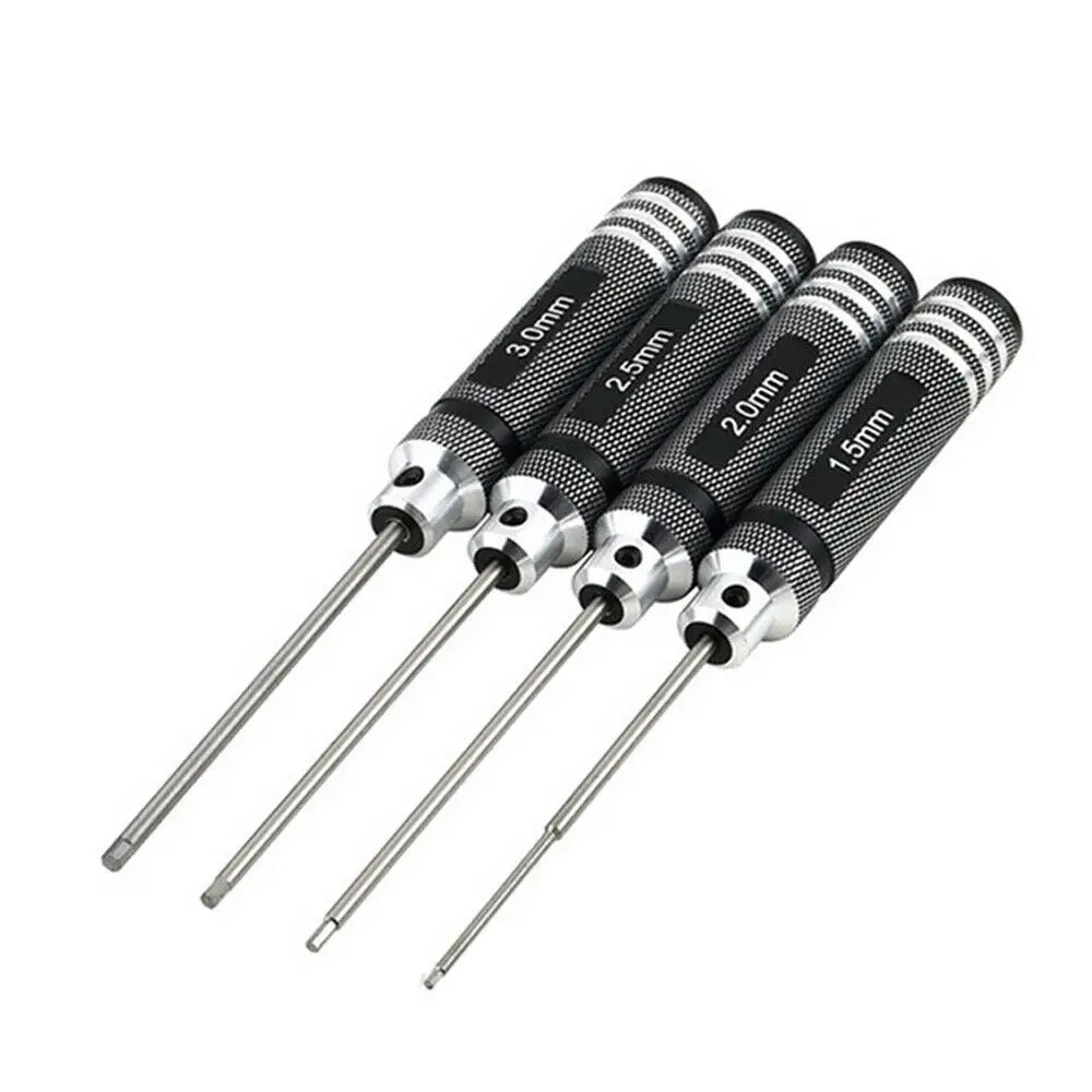 4pcs Hex Screw Driver Tools Kit Set 1.5mm 2.0mm 2.5mm 3.0mm for RC Helicopter/Car Screw driver