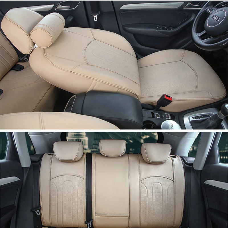 AutoDecorun Custom Fit PU Leather Seat Cushion for Lexus CT200H Seat Covers for Cars Accessories 2013 Supports Styling 13PCS/Set