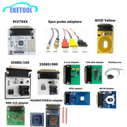 Iprog Adapters K-LINE +CAN adapter MB IR Adapter PCF79XX 5pcs Prove adapter 35080/160 Erase For IPROG+ IProg Pro Programmer