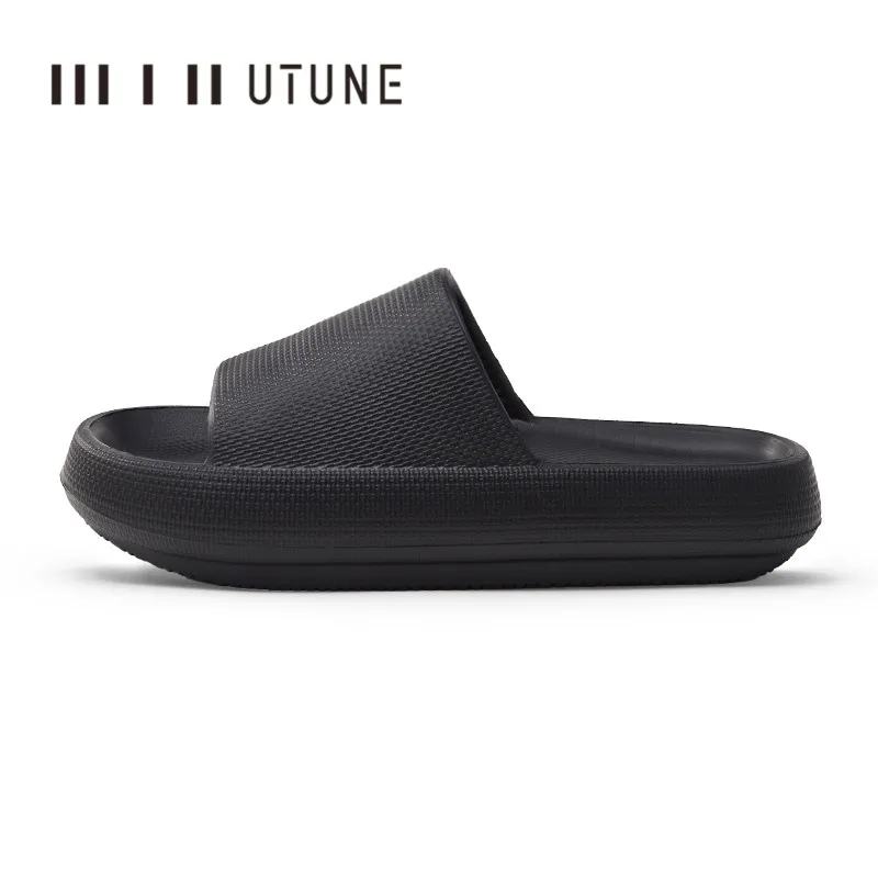 UTUNE 51CM herren hausschuhe Modische Hause Flip-flops Frau Badezimmer schuhe Paare Badezimmer Anti-Slip Hausschuhe Strand schuhe