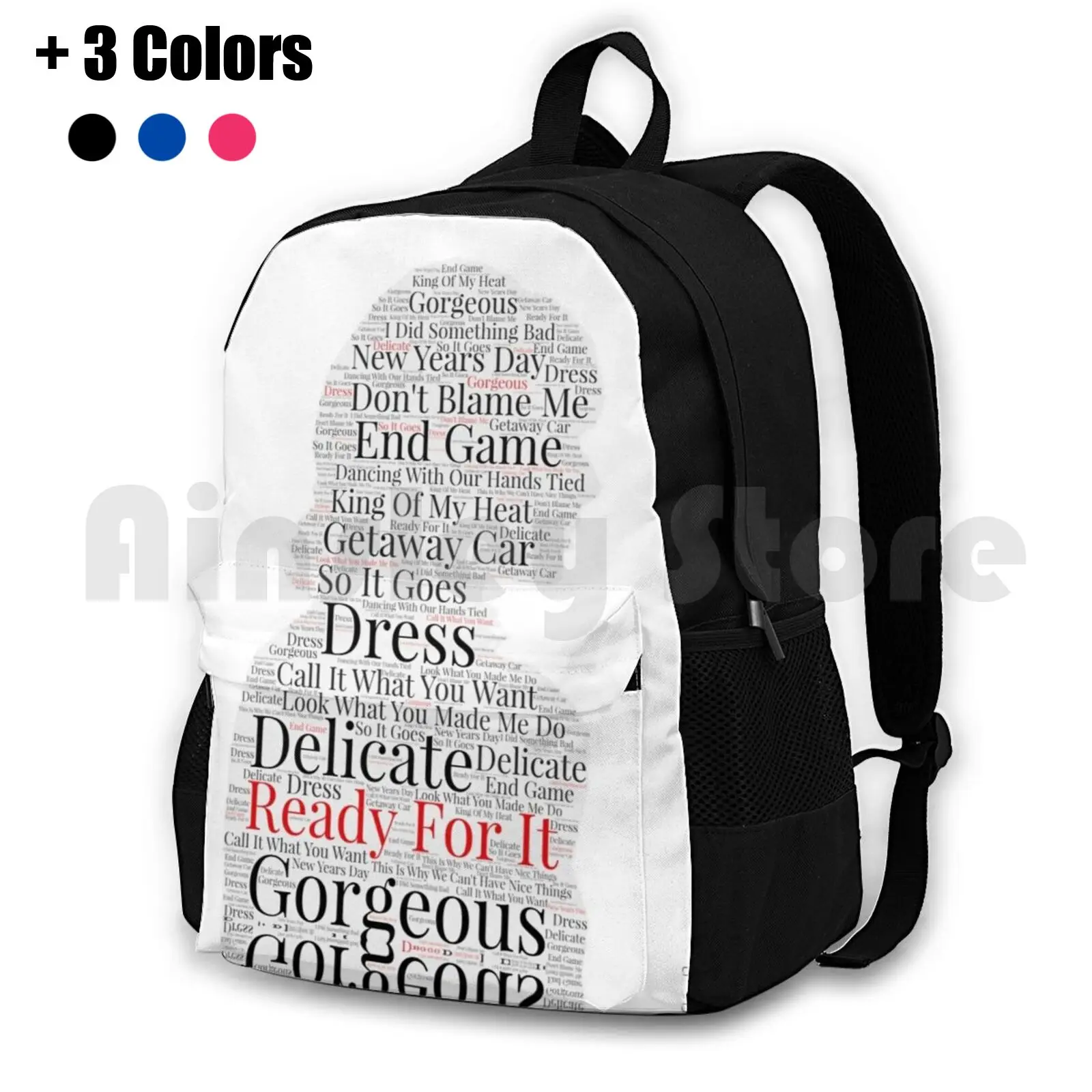 Outdoor Hiking Backpack Waterproof Camping Travel Rep Ts Swiftie Reputation Speak Now Fearless Red Shawn Mendes Pop Reputation