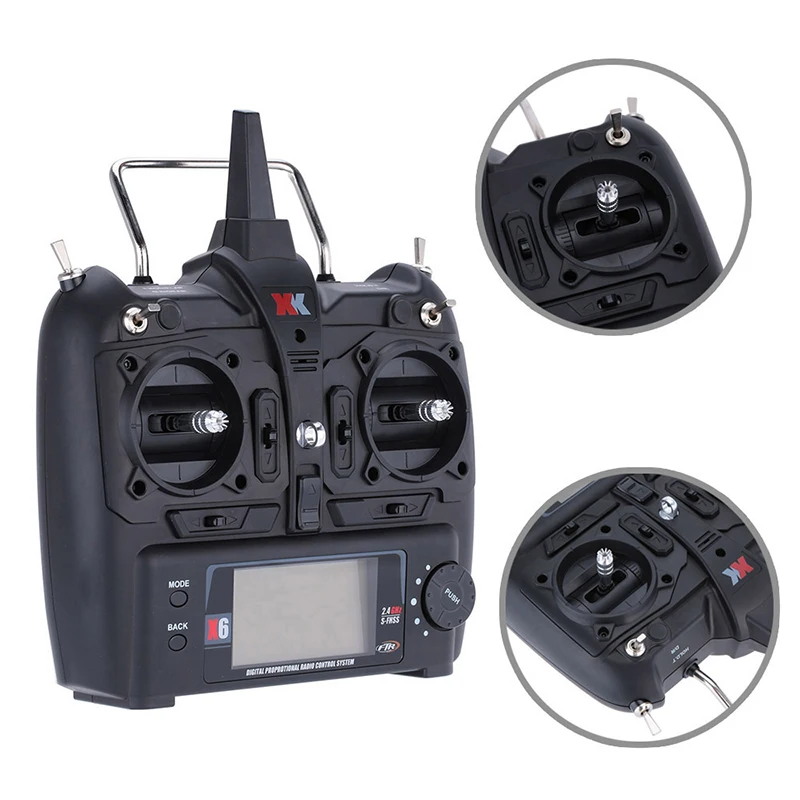 XK X6 Transmitter for XK K100 K110 K123 K124  RC Helicopter Spare Accessories Remote Controller