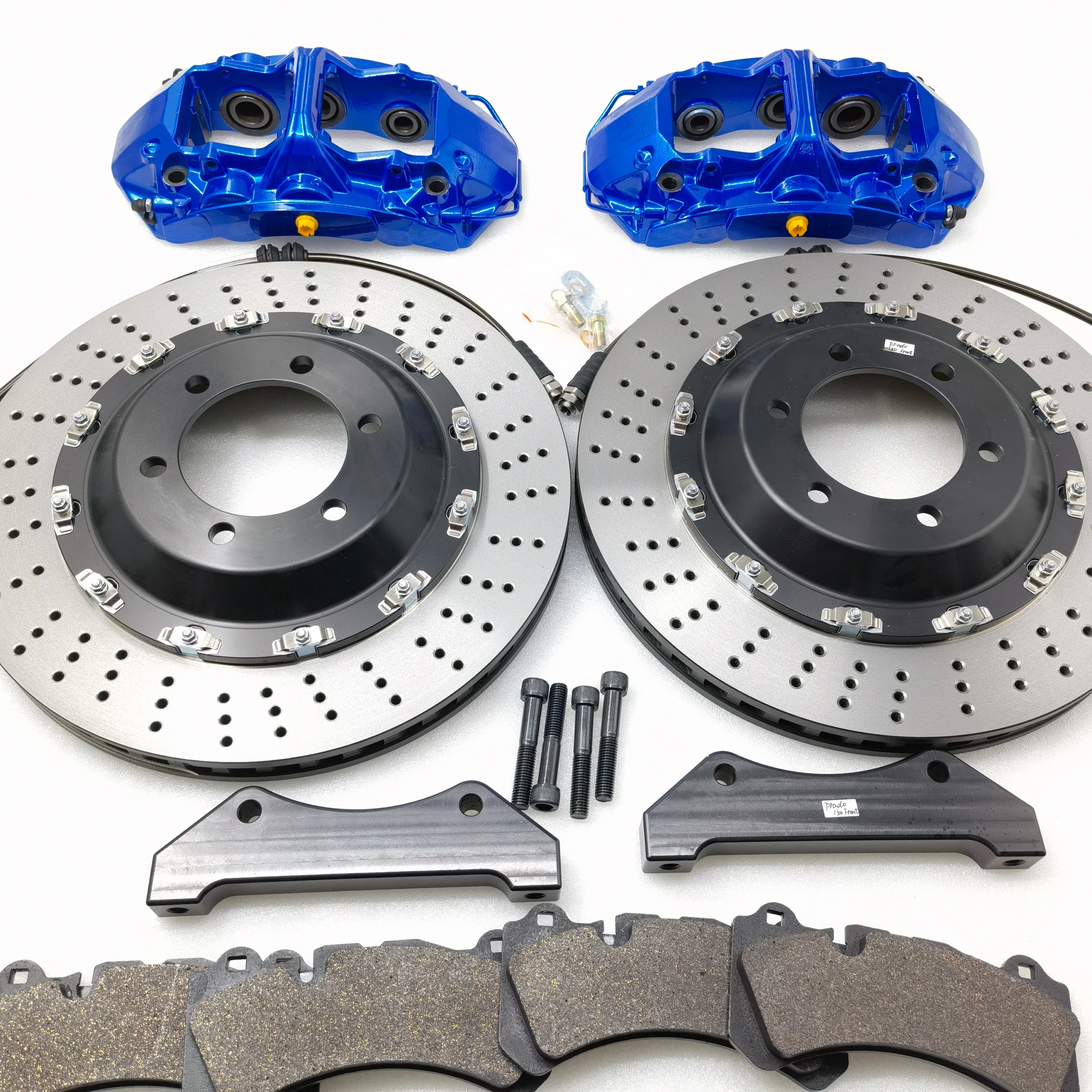 Jekit brake kit for Audi-20inch front wheel high quality 6pots big calipers JKGT6 380X34mm with floating center cap and bracket