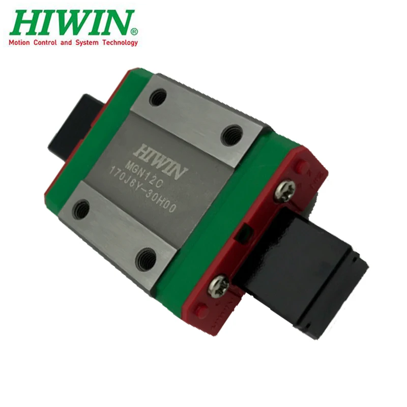 Imagem -02 - Hiwin Linear Rail para Impressora 3d Mgn12 150 mm 200 mm 250 mm 300 mm 330 mm 350 mm 400 mm 450 mm 500 mm 550 mm Mgnr12 Guia Peças Mgn12c Transporte do Bloco Cnc