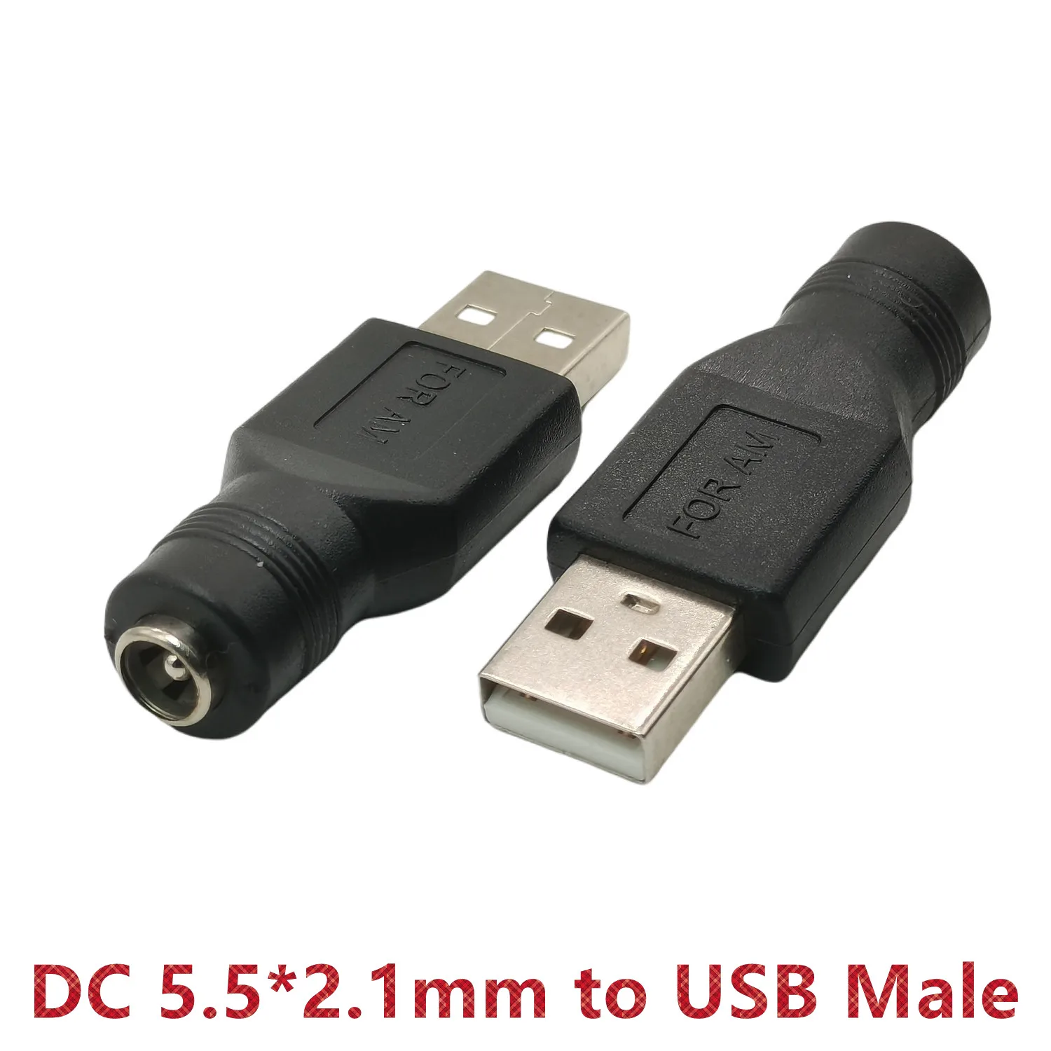 USBメスアダプター,5.5x2.1mm,オス-メス (メス),5.5x2.1mm