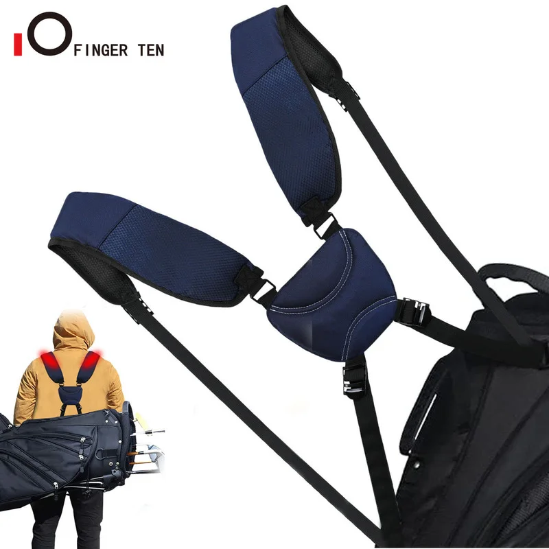 New  Double Shoulder  Adjustable Golf Bag Straps Replacement Strap Padded Comfort Backpack Fits All Brands Bags Drop Shipping