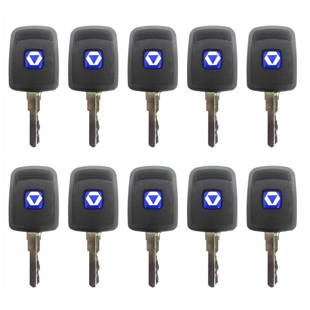 

10 pc key For xugong XCMG For liugong Loader 30E 40B 50C 50CN 855 856 Electric Lock Key