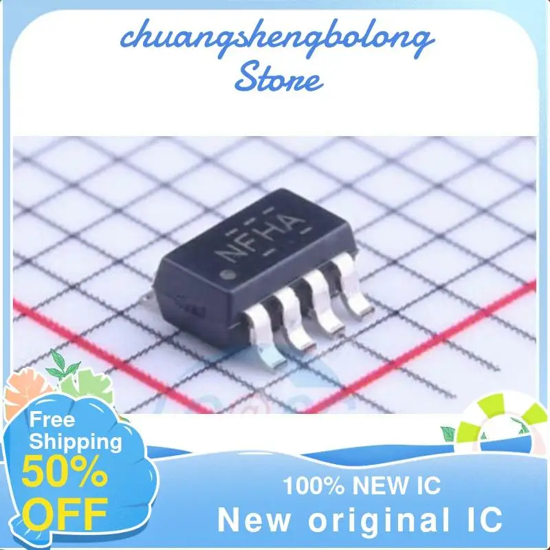 10PCS  TS12A12511DCNR NFHA SOT23-8  New original IC