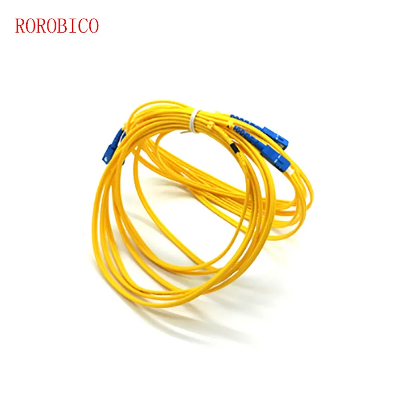 10meter square optical fiber cable SC optical data cable 2 lines two head for Galaxy Allwin Zhongye JHF vista Human flora inkjet