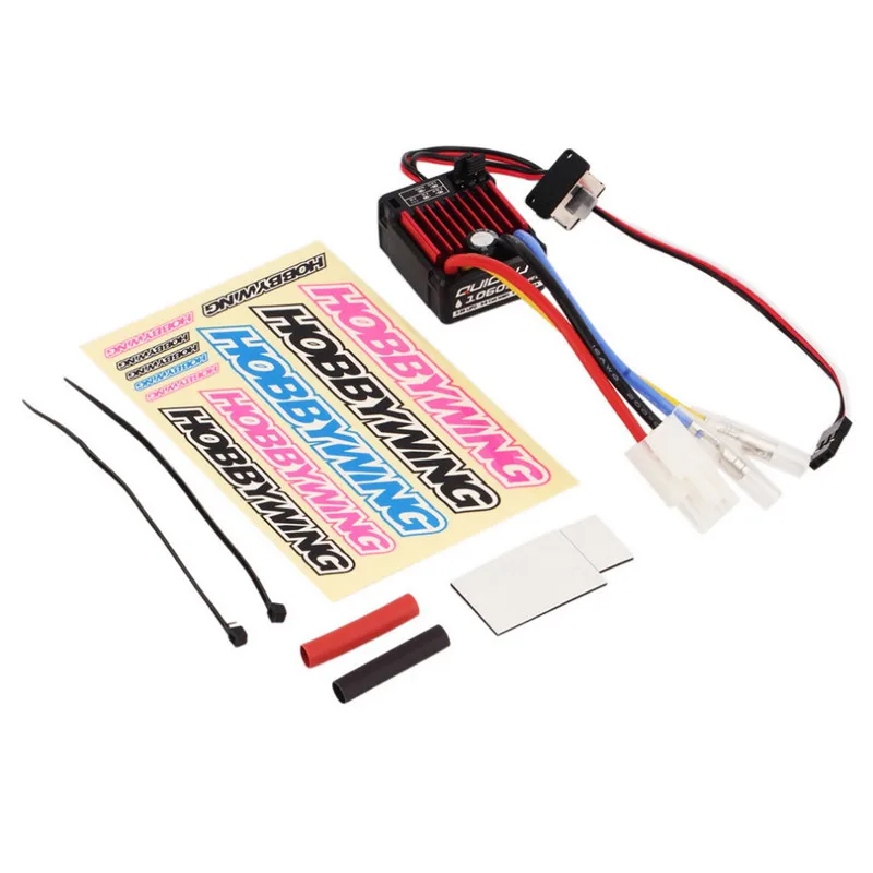 

Original HobbyWing QuicRun 1060 60A Brushed Electronic Waterproof Speed Controller ESC For 1:10 RC Car