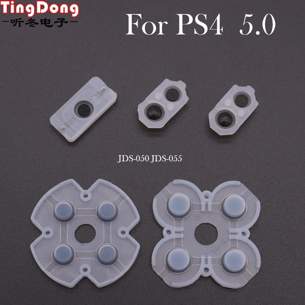 TingDong  For ps4 Silicon Rubber Conductive Pads - For PS4 ps5 Controller Repair Parts