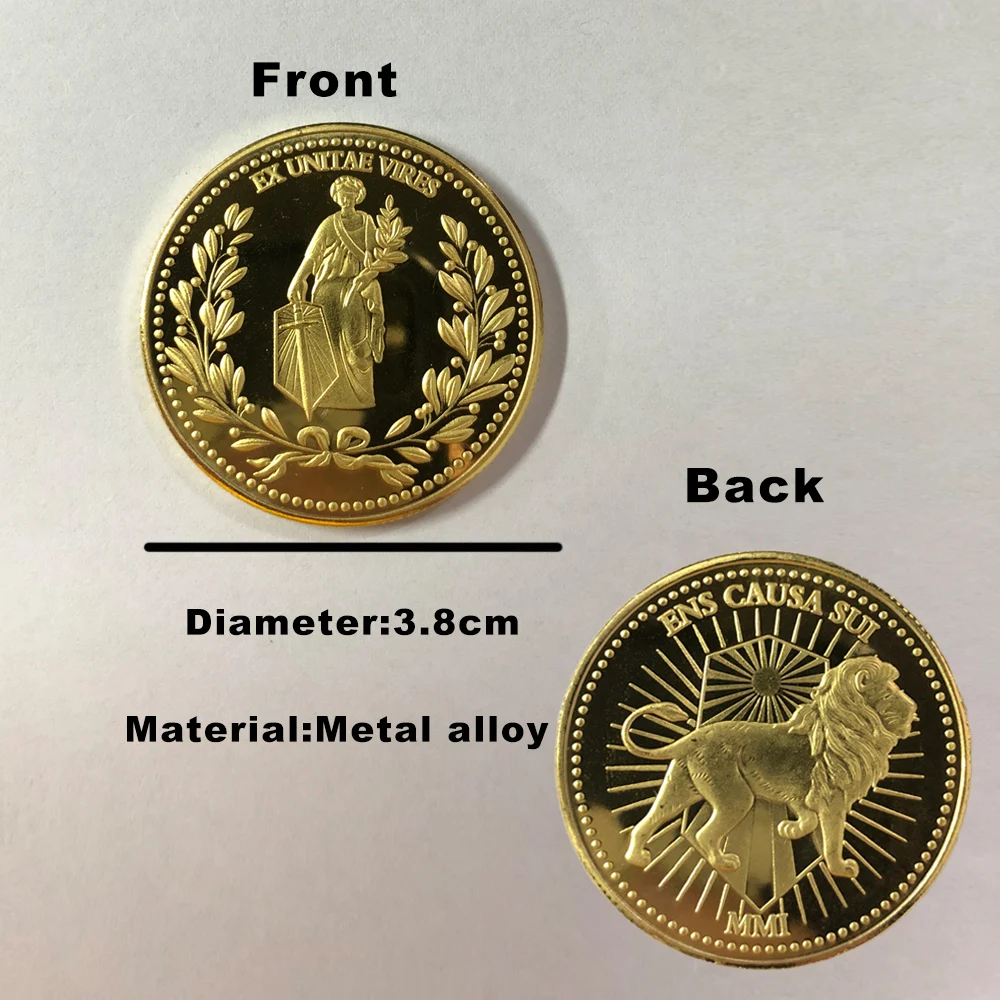 John Wick-tarjeta de moneda Continental para Hotel, accesorio de colección de monedas de aleación de Metal, Keanu Reeves, Cosplay