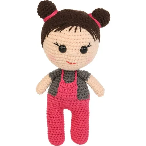 Ball Head Hair Hand-Knitted Sleeping Friend Toy Baby