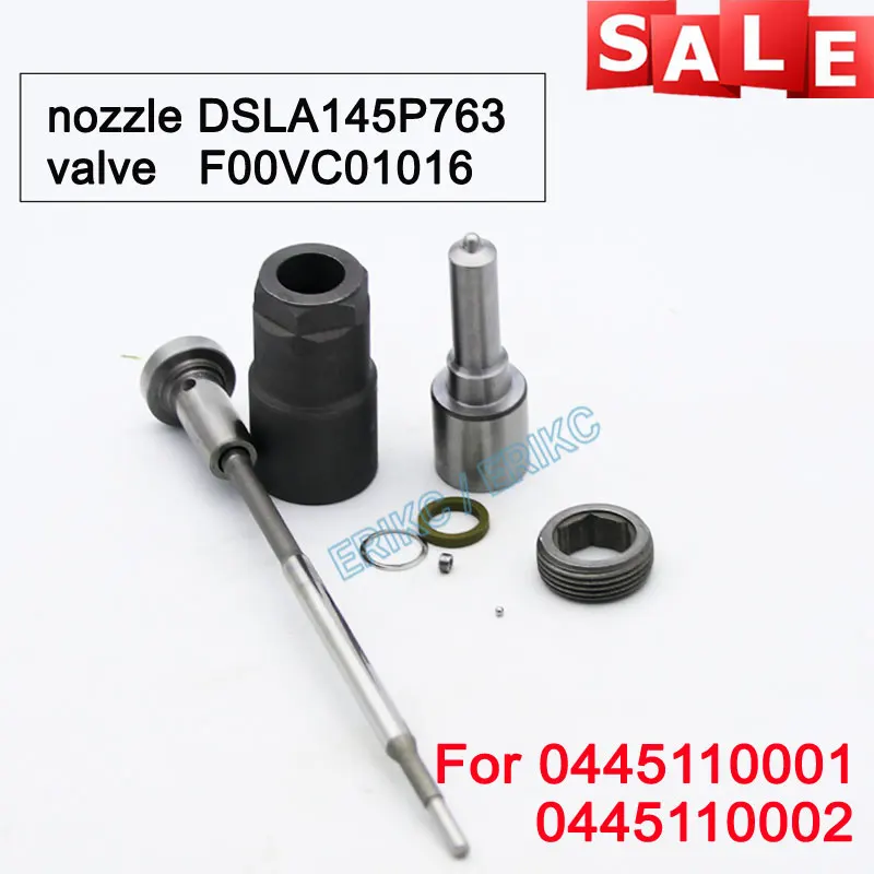 F00ZC99021 Fuel Injector Overhaul Repair Kits Nozzle DSLA145P763 Valve F00VC01016 for Bosch FIAT MB 6460700187 0445110002