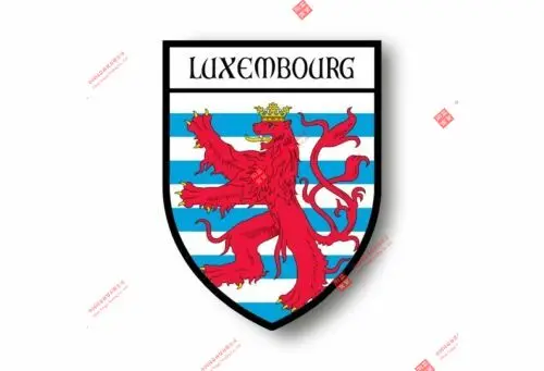 

Stickers Decal Souvenir Vinyl Car Shield City Flag World Crest Luxembourg A Car Window Body Decorative Stickers Accessories