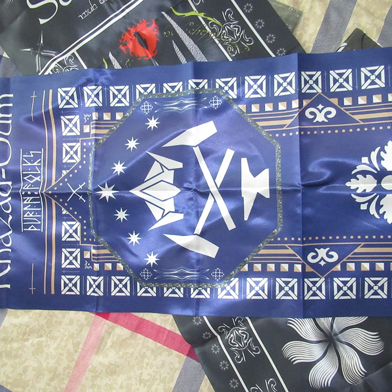 46x150cm Satin LORs flag banners Home Decorative Flags Rohan Sauron Isengard HQ bar room decoration Flag LOR banner