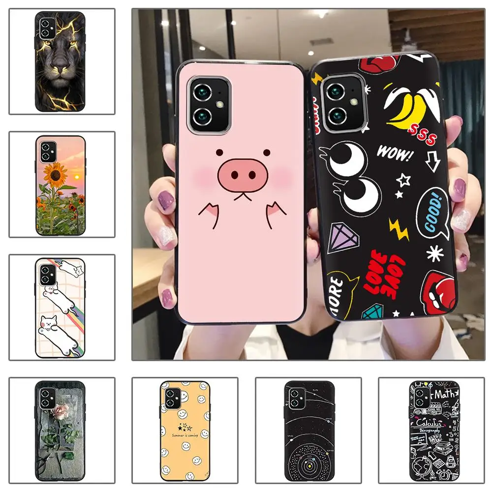 Cartoon anime Phone Case For Asus Zenfone 8/ZS590KS/2A007EU Waterproof Soft TPU Black Case